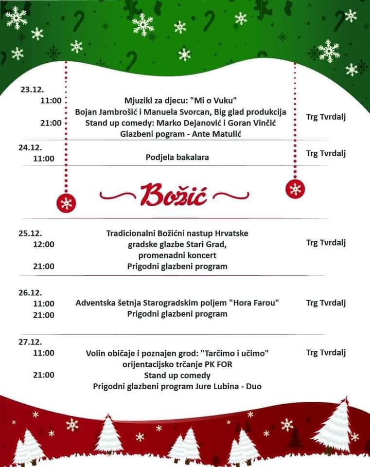 Christmas programme